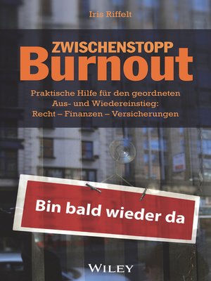cover image of Zwischenstopp Burnout
